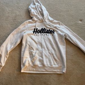 White Hollister hoodie